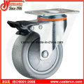 Medium Duty Gray TPR Rubber Casters